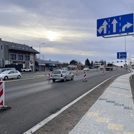 Przebudowa ul. Warszawskiej w Rzeszowie [listopad 2023] - fot 14